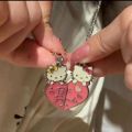 pink colour hello kitty best friend locket for 2 bff locket necklace for your best friend. 