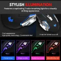 2.4GHz Chargeable Wireless  Gaming Mouse With RGB Lights Optical Mice with USB Receiver and Bluetooth Gamer 3200DPI 6 Buttons Mouse For Computer PC Laptop Accessories. 
