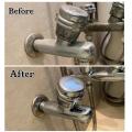 CHROME SHINER, Tap cleaner, Glass Cleaner,  Chrome Plated sanitary fitting cleaner(300g). 