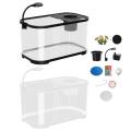 Aquarium Kit Betta Fish Tank For Beginners Desktop Beginner Aquarium Small Household Fish Bowl For Aquatic Animals Betta Turtle. 