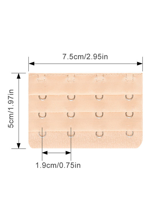 3pcs%20Women%20Bra%20Extender%20Strap%20Extension%20Stretch%20Buckle%203%20Rows%204%20Hooks%20Bra%20Extender%20Hooks%20-%20Image%202
