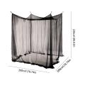  Mosquito Nets Palace Four Door King/Queen Double Size Home Single Beds Prevent Insect Outdoor Square Grace White Canopy Net. 