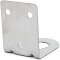 Stainless steel L-Shape Faucet/Tap Plate for Ro Plant Reverse Osmosis Faucet Plate. 