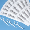 750/500/250/10PCS disposable dental floss sticks, individually packaged, suitable for essential post meal cleaning tools for tra. 