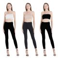 Cherilon cherilon strapless crop top non-slip T-shirt soft and comfortable seamless non-slip, not uncomfortable, black, white, beige, ONIB-VTTSB. 