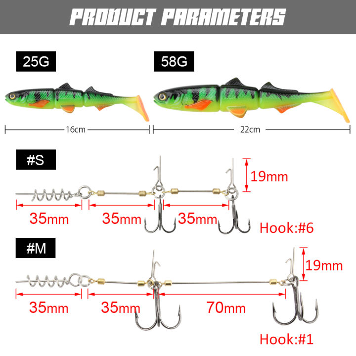 Spinpoler%20Pike%20Stinger%20Rig%20Hook%20Systerm%20with%203D%20Swimbait%20Soft%20Lure%20Fishing%20Bait%20Paddle%20T%20Tails%20For%20Zander%20Pike%20Big%20Game%20Fish%20-%20Image%204