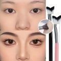 1PC Angled V-Shaped Contour Brush,for Nose/Cheekbone Sculpting, Highlighting & Shading Tool, Professional Makeup Accessory. 