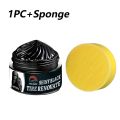 Car Tire Shining Wax - Tire Polishing Wax, UV Protection and Waterproof Coating, Restores Black Finish and Prevents Cracking. 