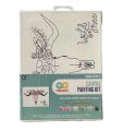 Pre-Screened Canvas Painting Kit (6” x 8”). 