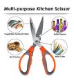 Stainless Steel Kitchen Scissors / Fish Cutting Scissors.