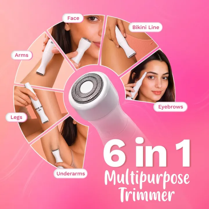 FURR%206-in-1%20Multipurpose%20Trimmer%20&%20Shaver%20with%201%20Year%20Warranty%20%7C%20For%20Eyebrows,%20Underarms,%20Legs%20&%20Bikini%20Line%20%7C%20Water%20Resistant%20&%2090%20Minutes%20Run%20Time%20%7C%20C%20Type%20Charging%20%7C%20Smooth%20on%20all%20Skin%20Types%20-%20Image%202