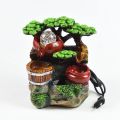 Wealth Feng Shui Office Tabletop Ornaments Flowing Water Waterfall Fountain With Color Changing LED Lights Home Decor. 