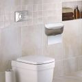 Wall Mounted Toilet Paper Holder Waterproof Tissue Box with Shelf Bathroom Organizer Kitchen Multi Purpose Storage Dispenser. 