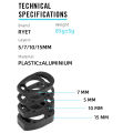 New RYET Intergrated Carbon Handlebar Split Spacers Kits Plastic Special Washer for Aero Integrated Handlebar Cockpit Spacers.