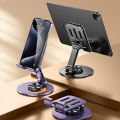 Full Metal 360-Degree Rotating Stress-Relieving Phone and Tablet Universal Stand. 
