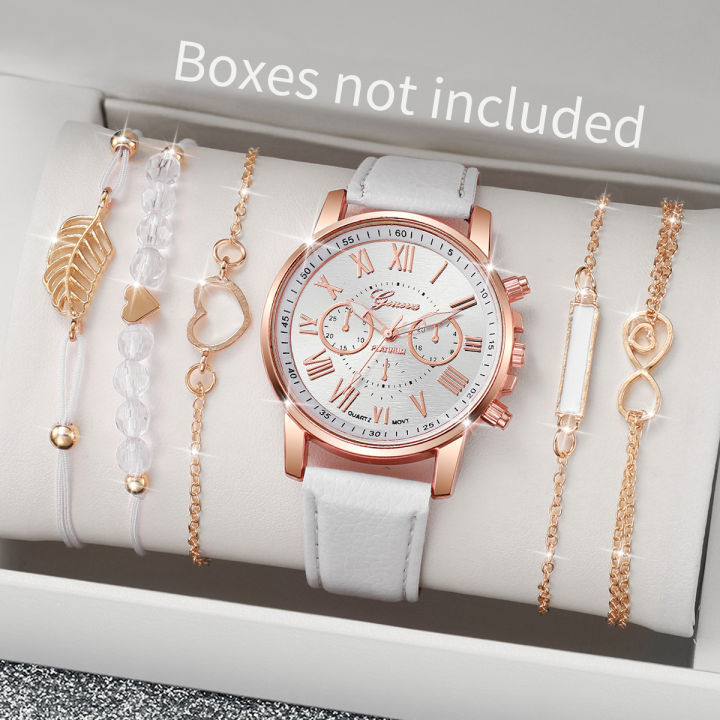 Surprise%20%20Watch%20Set%20Blind%20Box-%206PCS%20Fashion%20Women%20Watches%20Bracelets%20Set%20Casual%20Leather%20Band%20Wristwatches%EF%BC%88Without%20Box%EF%BC%89%20-%20Image%206