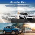 Polarized Sun Visor Extender for Car with Zipper Slider, Upgraded UV400 Car Sun Visor Extension with PC Lens and Side Sunshade. 