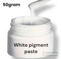 50gram white pigment paste, pigment paste, 50g pigment paste, white pigment for resin art, pigments for resin art, Matt pigment paste. 