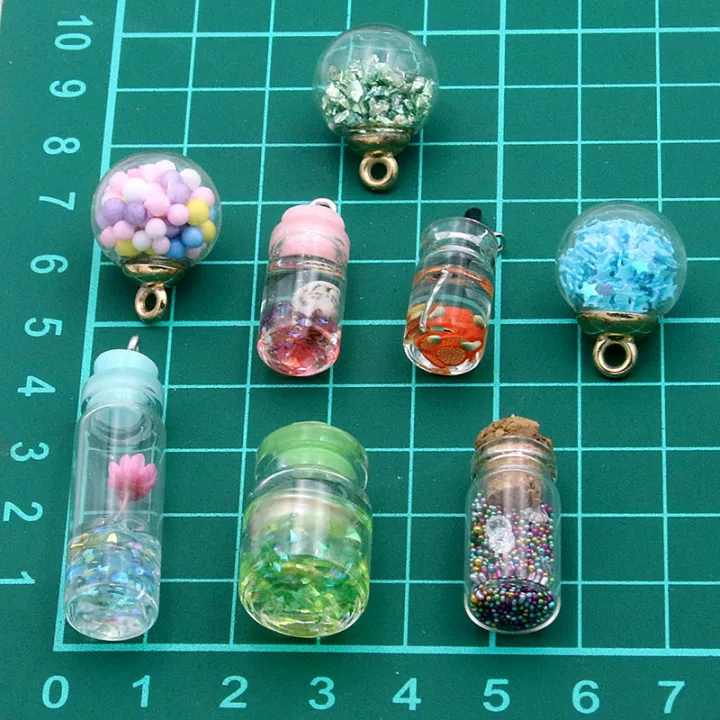 10Pcs%208-30%20Styles%20Mix%20Glass%20Bottles%20Milk%20Tea%20Cup%20Ball%20Earring%20Charms%20Diy%20Findings%20Keychain%20Bracelets%20Pendant%20For%20Jewelry%20Making%20-%20Image%206
