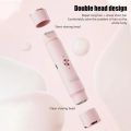 Double Head Electric Epilator Women Rechargeable Painless Hair Remover Shaver for Body Private Areas Bikini Gentle Trimming. 
