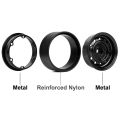 Deep Dish 1.9" Metal Beadlock Wheel Hub Rim for 1/10 RC Crawler Axial SCX10 II III 90046 MST RGT YIKONG Traxxas TRX4 RC4WD D90.