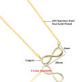 Boho Charm Infinity Pendant Choker Necklace Femme Stainless Steel Couple Wedding Jewelry Collares Mujer Best Friend  bijoux. 