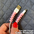 Cute Animal Cable Organizers Cartoon Cable Saver Cover Phone USB Charger Data Cord Protector Phone Holder Accessory. 