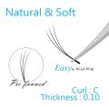 Eyelash Extension Individual 3D Mink Volume Effect Cluster Lashes. 