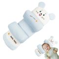 CozyBabyNest.Newborn Baby Head Shaping Pillow – Cute Bear Design  Anti-Roll, Breathable & Soft Support Cushion for Infant Safety Sleep.By Baby & Gadgets Hub.. 