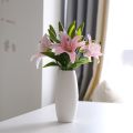 Flower Vase ceramic vase simple Nordic retro ceramic simple geometric flower vase. 