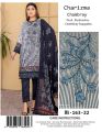 winter collection 2022
*Fabric chambray*

Brand code DF-163-22
Neck heavy emb 
chambray trouser 
 Printed chambray shawl. 