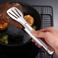 Stainless Steel Food Tongs Barbecue Tongs Meat Salad Steak Food Serving Clip Tweezers Long BBQ Cooking Tongs Kitchen Utensils. 