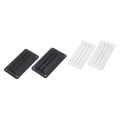 2pcs ABS RV Air Vent Louver Professional Bathroom Ventilation Outlet Grille for Boat Yacht Home White Black Color Optional. 