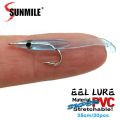 SUNMILE 30pcs Eel Soft Fishing Lure 35mm PescaTackle Wobblers Fish Lures Carp Leurre Souple Soft Baits. 