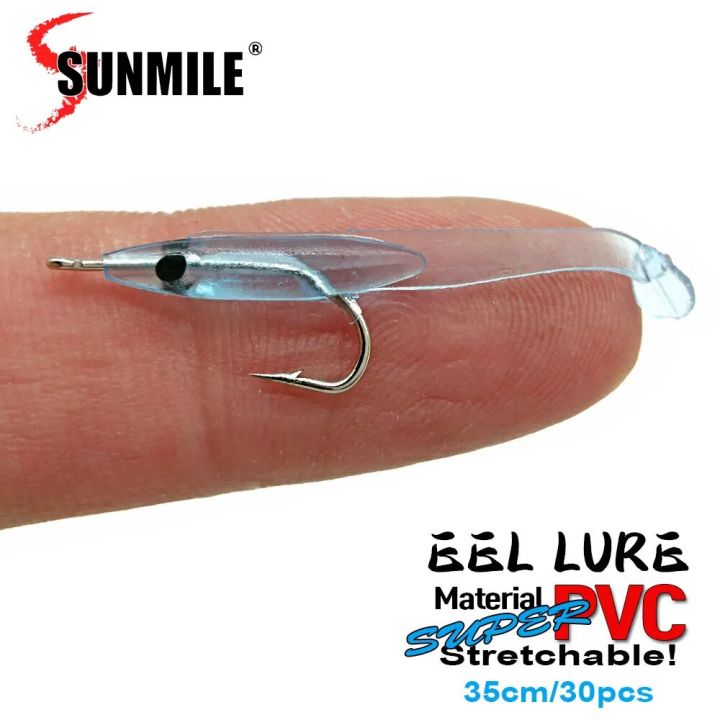 SUNMILE%2030pcs%20Eel%20Soft%20Fishing%20Lure%2035mm%20PescaTackle%20Wobblers%20Fish%20Lures%20Carp%20Leurre%20Souple%20Soft%20Baits%20-%20Image%207