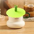 3 Pcs Silicone Drink Cup Lids 10cm Creative Round Mug Cover Reusable Anti Dust Cup Covers Cartoon Coffee Mug Lid. 