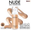 Sasha Nude Skin Foundation Foundation Cream with Sunscreen Covers Freckles and Dark Spots on the Face Smoothly. Controls Oil on the Face and Is Lightweight.. 