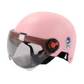 Men Motorcycle Helmet,Woman Electric Motor Car Scooter Bike Open Face Half Helmet,Anti-UV Safety Hat Bicycle Cap with Goggles. 