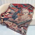 Anime Dragon Ball One Piece Cotton Thread Textile Blanket Casual Blanket Bedhead Blanket Decoration Sofa Cover Decorative Carpet. 