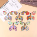 10 PCS Magic Wind Up Flying Butterfly Surprise Box Explosion Box in The Book Rubber Band Powered Magic Fairy Flying Toy Gift. 