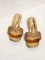 Super Gorgeous High Quality Glass Heel Party Shoes for Ladies and Girls | Party Glass Heel.