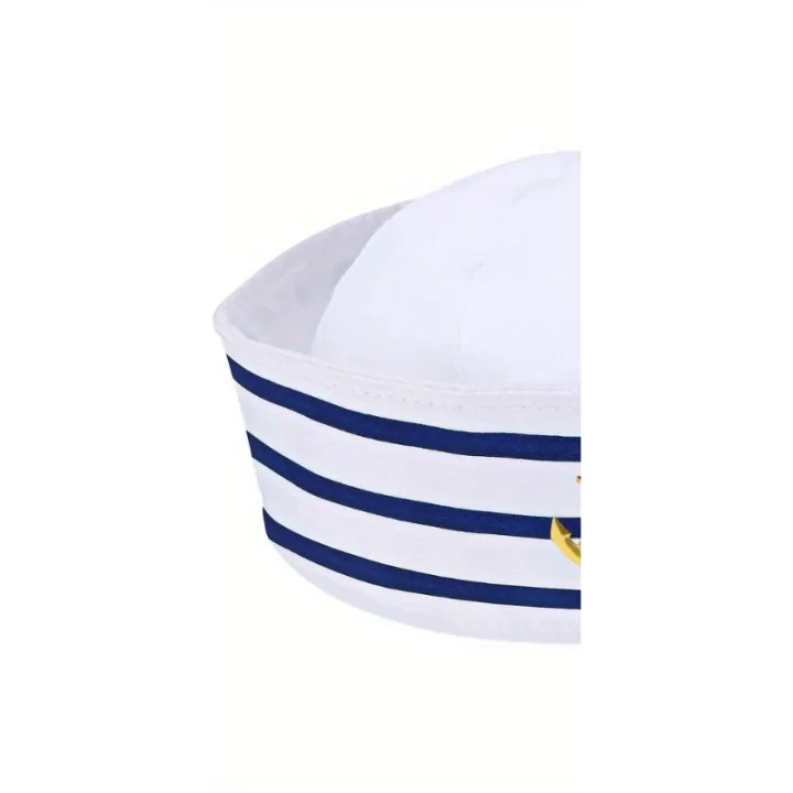 PESENAR%20Sailor%20hat%20Navy%20blue%20Yacht%20Blue%20Captain%20cap%20White%20sail%20cap%20for%20clothing%20accessories%20for%20adults%20-%20Image%202