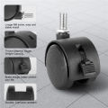 4 Pcs/pack Universal Mute Caster M8 Wheel 1.5Inch Replacement Furniture Table Drawers Cabinets Swivel Rollers 360 Degree Wheels.