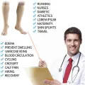 Compression Socks S-XXL Medical Prevent Varicose Veins Toeless Support Hose for Women Men 1 Pairs. 