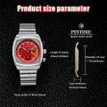 Men's 2025 New Square Watch Niche Light Luxury High-End Trendy Quartz Sports Watch. 