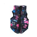 Printed Warm Zipper Dog Vest New Traction Buckle Vest Pet Coat For Puppy Chihuahua Casual Universal Dog Jacket Pet Clothing. 
