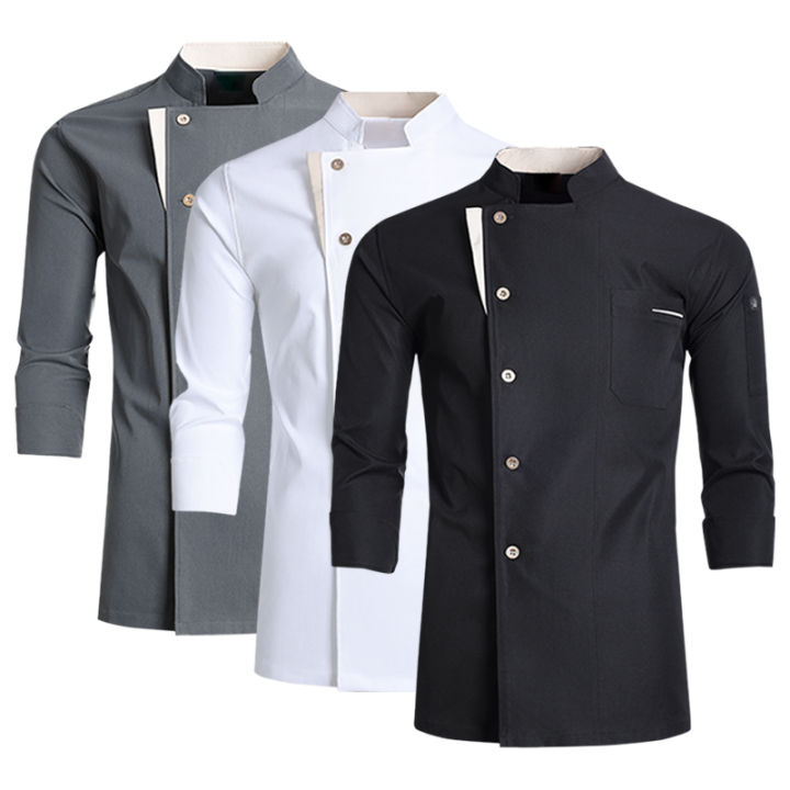 Professional Cooking Uniform for Autumn/Winter Food Cook Clothes ...