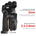 TANKE Wire Pulling Hydraulic Disc Brake Calipers Flat Mount Line Pulling Oil Disc Brake Road Bike Brake Set RUSH Front Rear. 