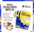 sticker paper a4 size self adhesive  glossy / matte. 