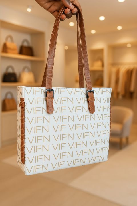 Stylish%20VIFN%20Designer%20Tote%20Bag%20for%20Women%20%E2%80%93%20Elegant%2014x11%20Inch%20Canvas%20Handbag%20with%20Faux%20Leather%20Straps,%20All-Over%20Logo%20Print,%20Perfect%20for%20Work,%20Travel%20&%20Daily%20Use%20-%20Image%202